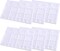 6 Pack 20-Well Palette Watercolor Paint Tray Palettes for Oil, Watercolor and Acrylic Paints